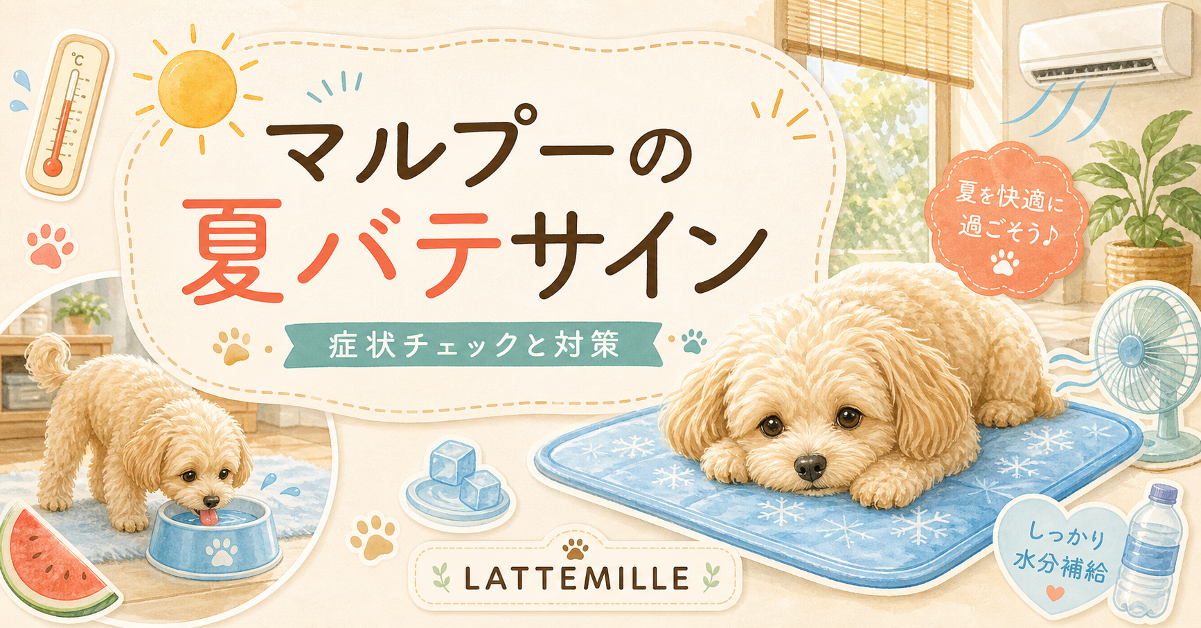 マルプーの夏バテサイン のアイキャッチ