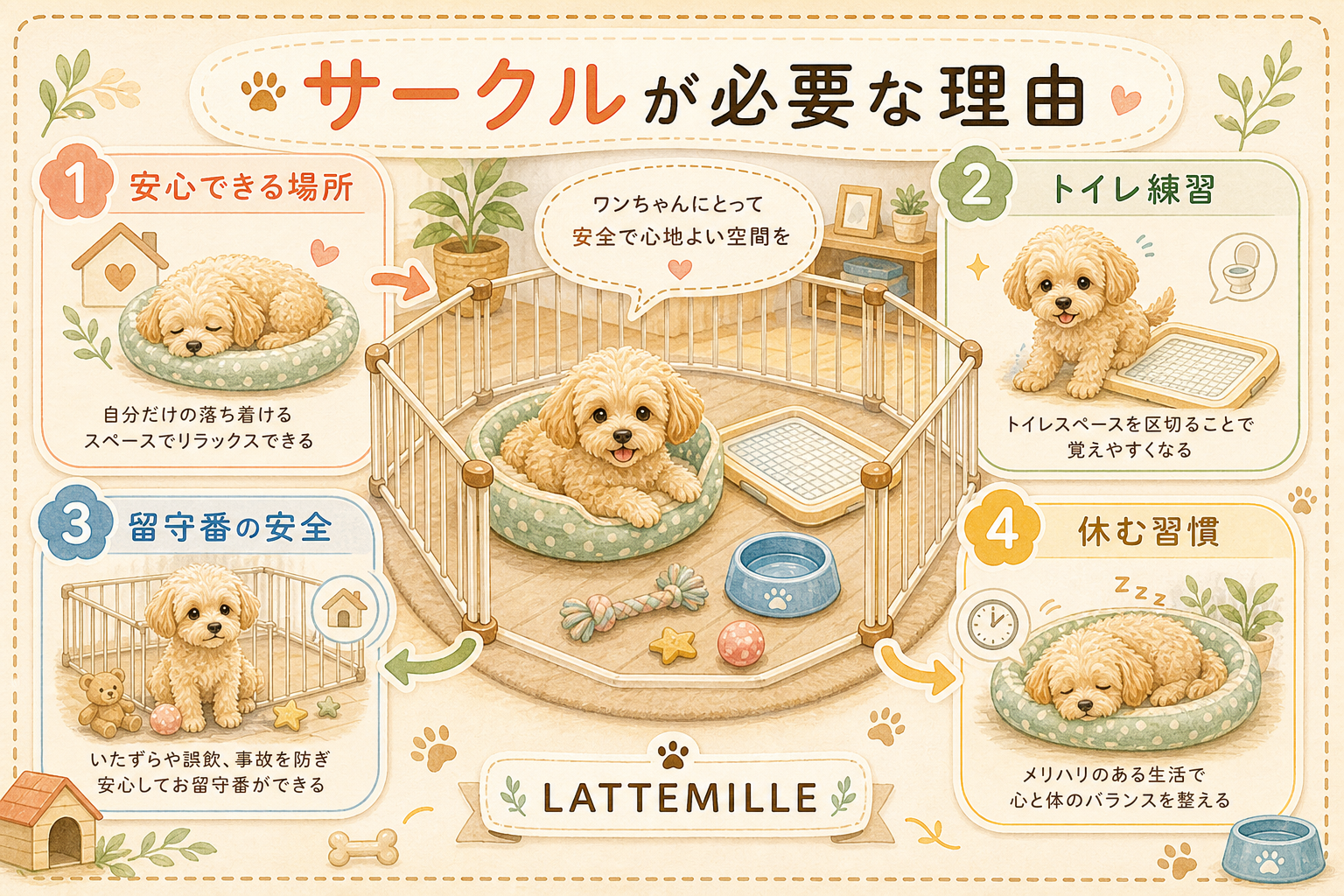 マルプーにサークルが必要な3つの理由 の図解